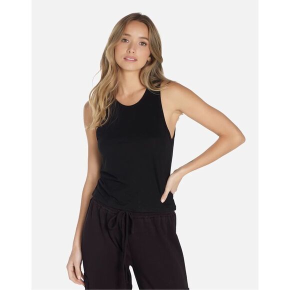 🐿️ NWT Michael Lauren x Revolve Wylder Tank In Black Size Small - Picture 3 of 8